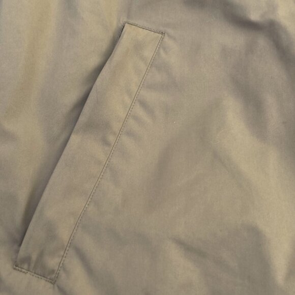 Polo Ralph Lauren Men's Jacket Medium Tan Fleece Lining Full Zip Roll-up Hood XL - Picture 11 of 16